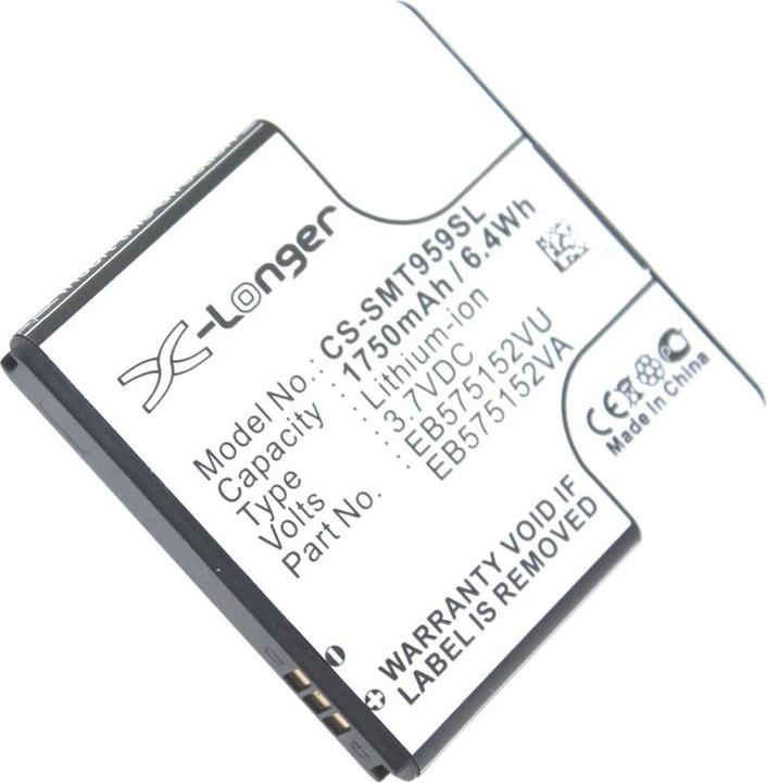 Actual product image AGI 89784 - Battery - Black - Lithium-Ion (Li-Ion) - 1300 mAh - 3.7 V - 51 mm