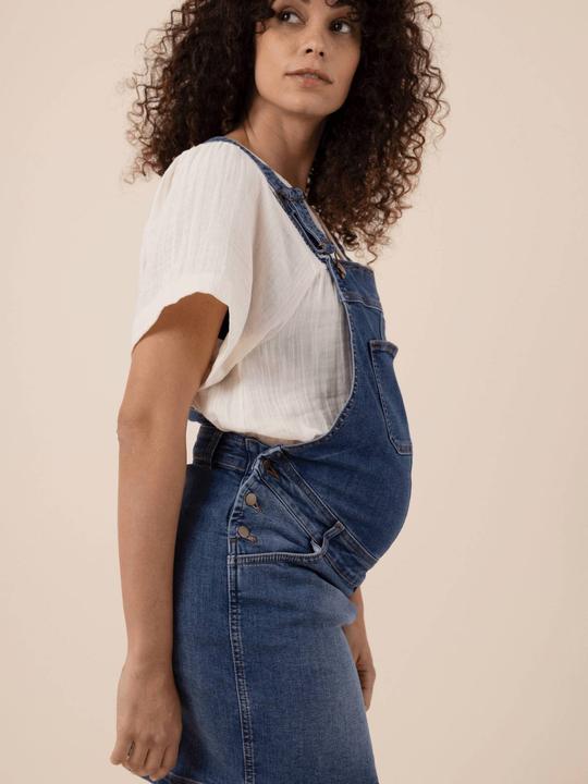 Actual product image Envie de Fraise Jeans dungaree dress for pregnancy SAM (M)