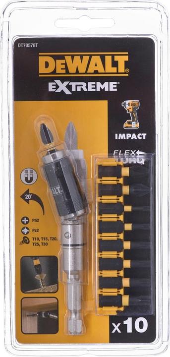 Image du produit DeWalt BitSet (20 mm, 10mm, 25mm, 30 mm, 15 mm)
