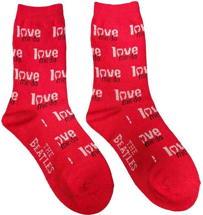 Actual product image The Beatles Unisex Adult Love Me Do Socks (40.5 - 45.5)