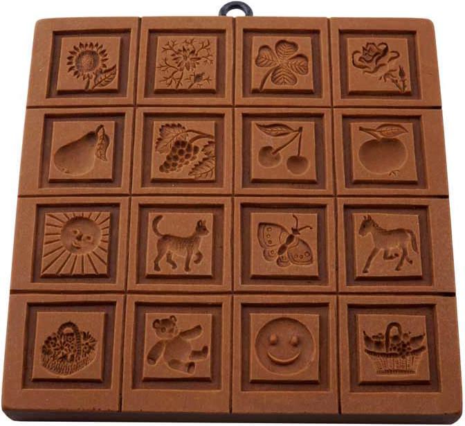 Actual product image Änis-Paradies Springerle-Model small all-year motifs 106 x 106 mm