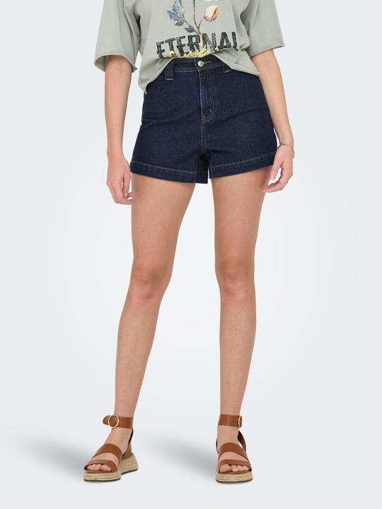 Produktbild Only ONLPARIS Hohe Taille Normal geschnitten Jeans-Shorts Jeans-Shorts (XL)