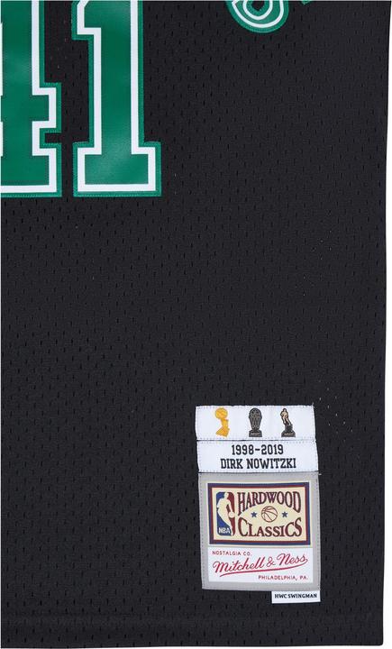 Produktbild Mitchell & Ness NBA Dallas Mavericks Dirk Nowitzki Black Team Color Swingman Trikot Herren (L)