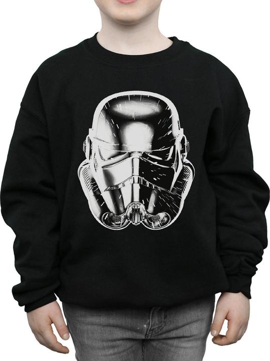 Immagine prodotto Star Wars Stormtrooper Warp Speed Helmet Felpa Ragazzi (140, 146)