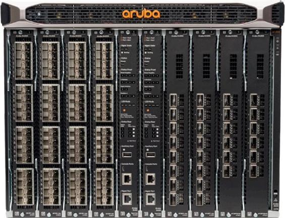 Produktbild HPE E Aruba 8400 Switch Bundle, 8 Slot Chassis, 3 Fan Trays, 18 Fans, Cable Manager, X462 Rack Rail Ki (8 Ports)