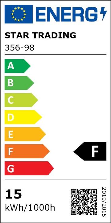Energie-Label Star Trading Spotlight (E27, 15 W, 1250 lm, 1 x, F)