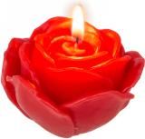 Actual product image Ootb Red candle, rose, set of 3 (3 pcs.)