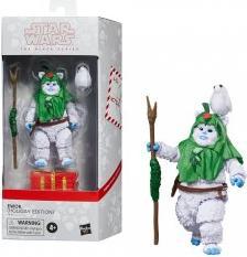 Actual product image Hasbro STAR WARS - Ewok (Holiday Edition) - Figurine Black Series 15cm