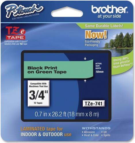 Image du produit Brother Tze-741 (1.80 cm, Vert)