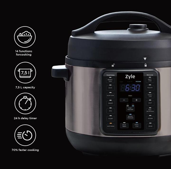 Actual product image Zyle Multifunction pot, ZY802MC