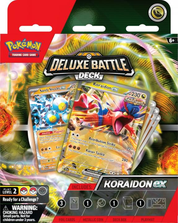 Immagine prodotto Pokémon Koraidon Deluxe Battle Deck-Karten (Ponte)