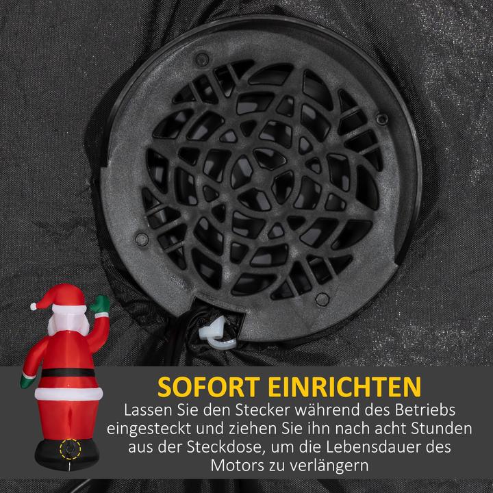 Actual product image Jamb Aufblasbarer Weihnachtsmann
