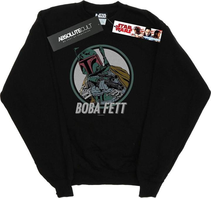 Produktbild Star Wars Boba Fett Retro Circle Sweatshirt (S)