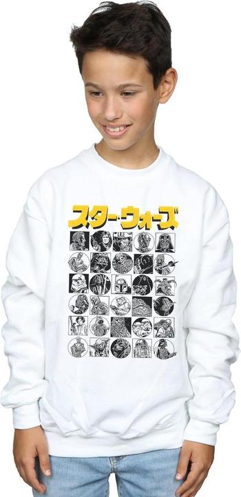 Produktbild Star Wars Japanese Character Thumbnail Sweatshirt Jungen (140, 146)