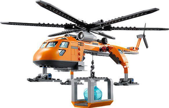 Produktbild LEGO Arktis-Helikopter mit Hundeschlitten (60034, LEGO City)