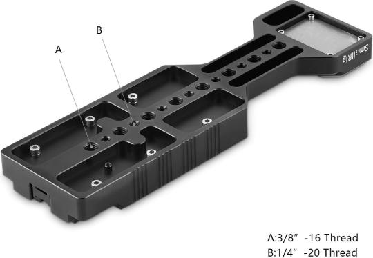 Actual product image SmallRig VCT-14 Quick Release Tripod Plate (Various video accessories)