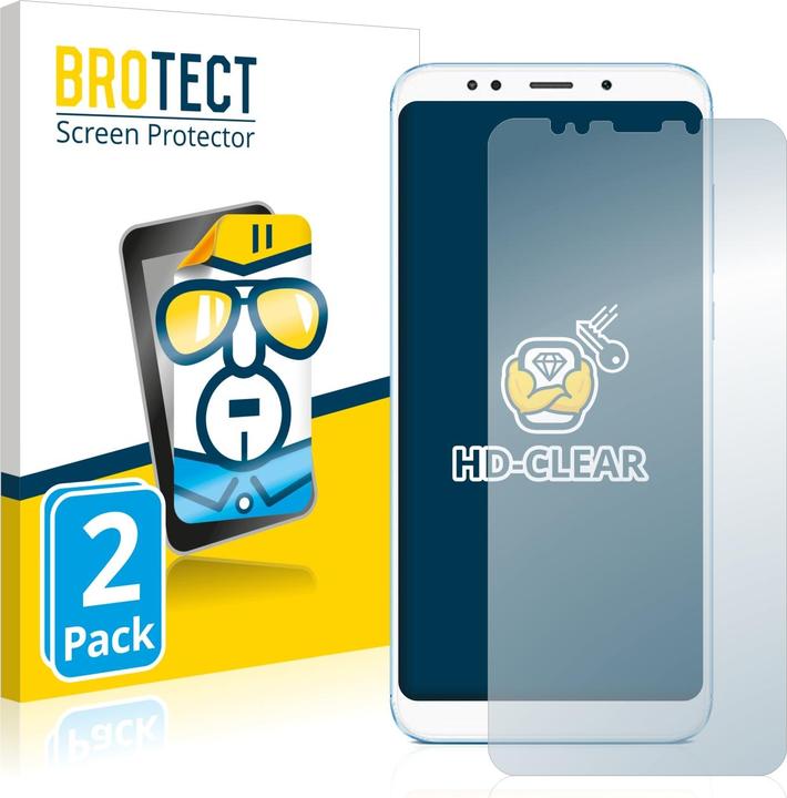 Actual product image BROTECT Screen Protector Clear (2 Piece, Xiaomi Redmi 5 Plus)