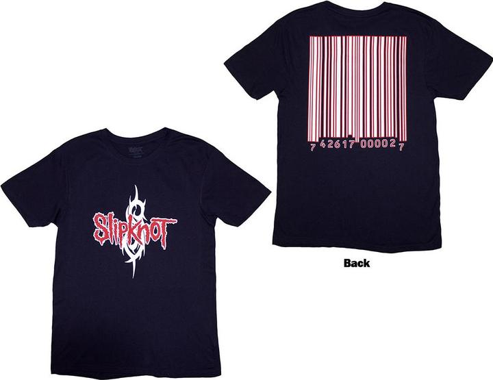 Slipknot Barcode Back Print