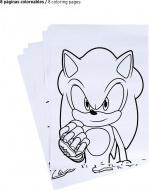 Actual product image Cerda SONIC PRIME - colouring stationery set, blue