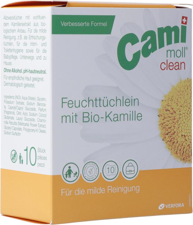 Immagine prodotto Cami-Moll clean Feuchttücher neue Formel (10 Pezzo/i)