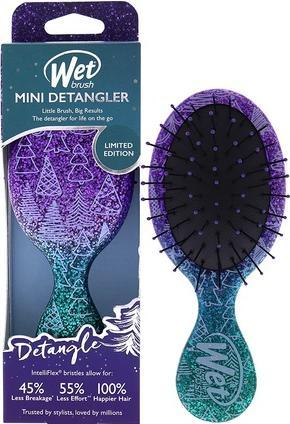Produktbild Wet Brush Mini Winter Glitter Hairbrush, zum Entwirren von Weihnachtsbäumen mit