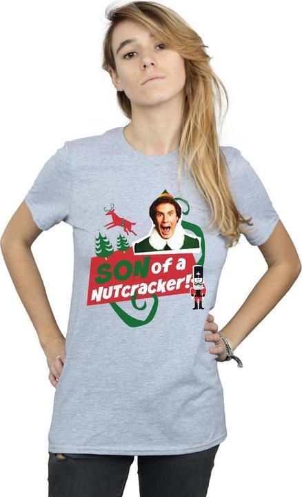 Produktbild Elf Son Of A Nutcracker Boyfriend Fit TShirt (XL)