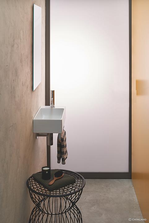 Image du produit Cosani Catalano Verso 50 vask - VENTICINQUE 50X25 med hanehul u overløb m CATAGLAZE
