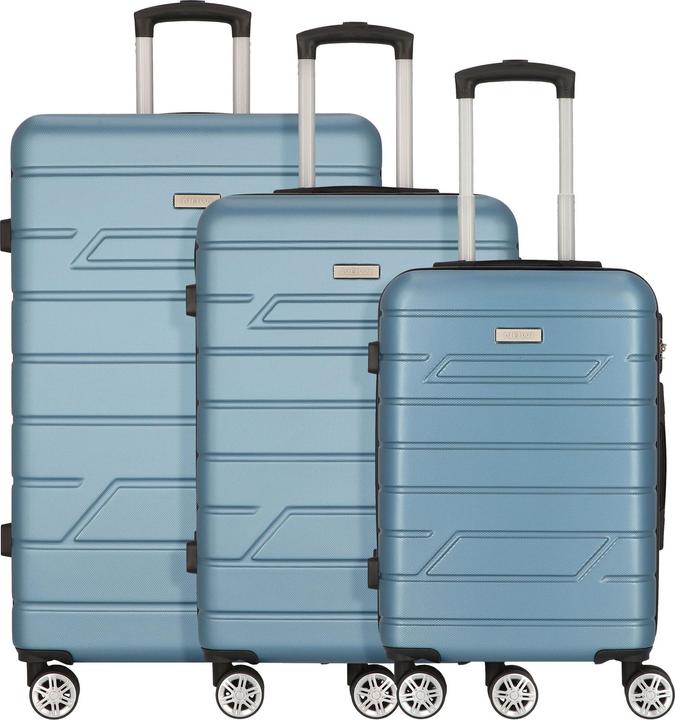 Produktbild Nowi Bergamo 4 Rollen Kofferset 3-teilig (96 l, XL (ab 115l))