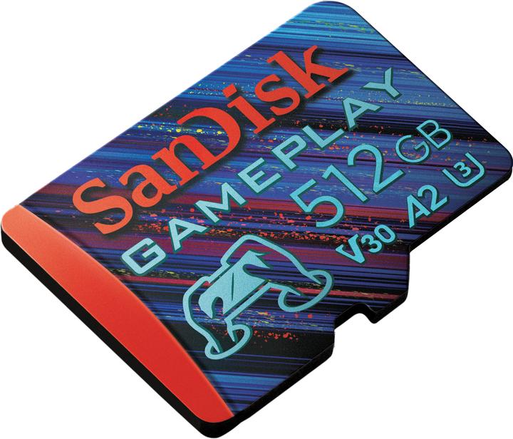 Produktbild SanDisk Gameplay (512 GB, microSDXC, U3, UHS-I)