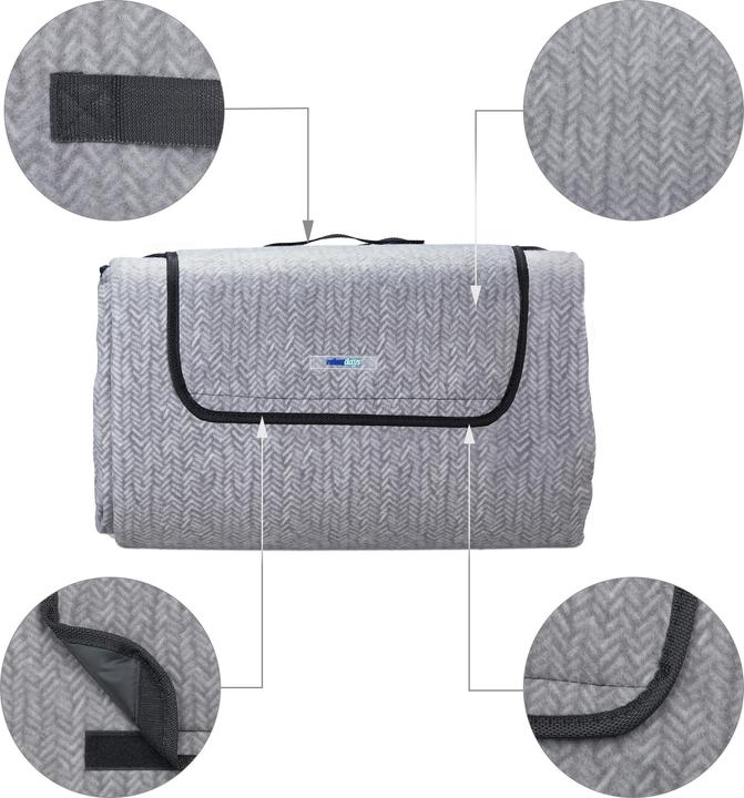 Actual product image Relaxdays Picnic blanket