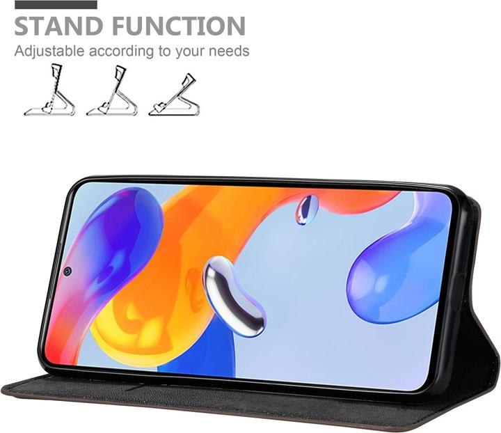 Productafbeelding Cadorabo Hoesje voor Xiaomi RedMi NOTE 11 PRO 4G / 5G in Boek Invis. Magneetstijl (Redmi Note 11 Pro 5G, Xiaomi Redmi Note 11 Pro)
