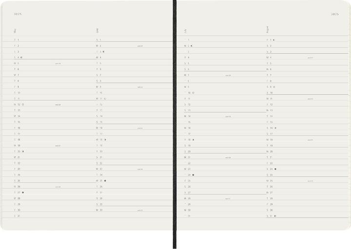 Produktbild Moleskine Notizkalender (19 x 25 cm, Englisch)