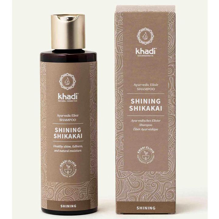 Actual product image Khadi Shining Sikakai (200 ml, Liquid shampoo)
