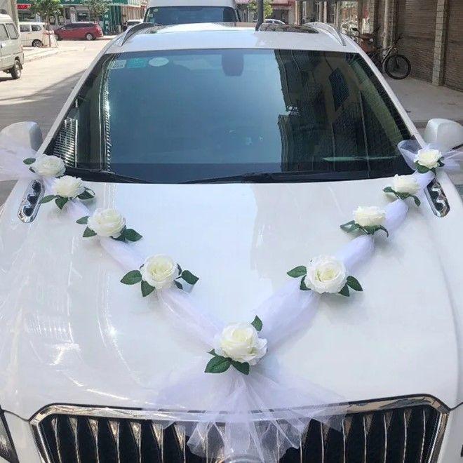 Produktbild MU Style Kunstblumen Hochzeit Auto