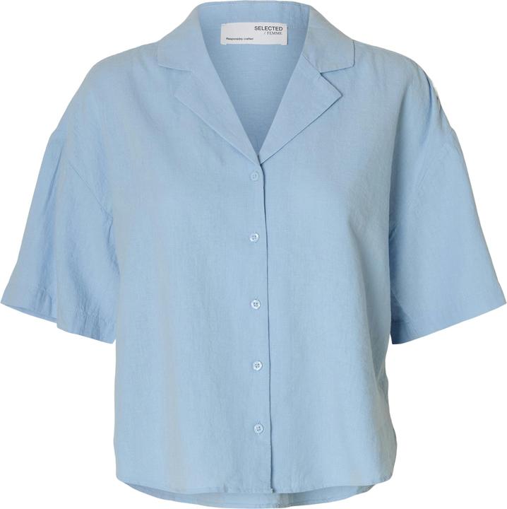 Actual product image Selected Homme Leinenmix Kurzarmhemd (38)