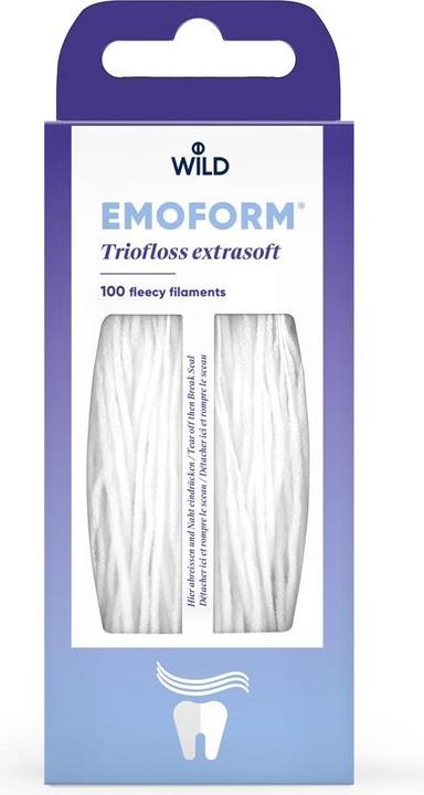 Emoform Zahnfäden Triofloss extra soft (0.63 m)