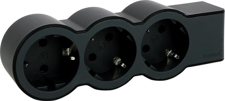 Produktbild Legrand Flache Steckdosenleiste, 3-fach Steckdose (3 x)