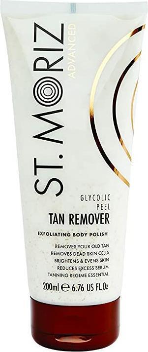 Immagine prodotto St. Moriz Advanced Pro Glycolic Peel Tan Remover Body Scrub rimuove l'abbronzatura indesiderata 200Ml (Siero autoabbronzante, 200 ml)