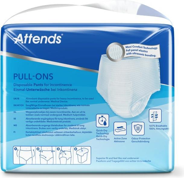 Actual product image Attends Pull Ons 8 Pant (16 x, Mini)