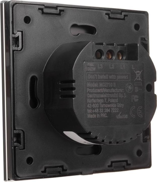 Actual product image Maclean Touch Changeover Switch Light Switch Cross Switch Wall Switch Stair Switch with Colour Change LED H