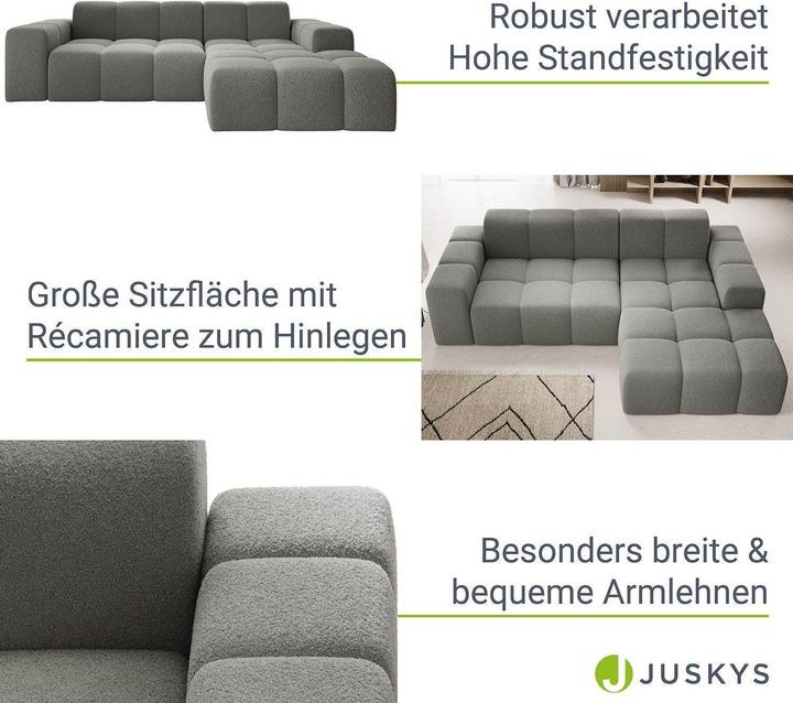 Produktbild Juskys Sofa Merano Rechts (Ecksofa)