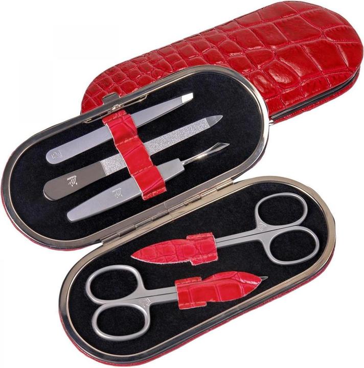 Image du produit Sacher TF200R.1003 - 5-pièces manucure case manicure set red leather