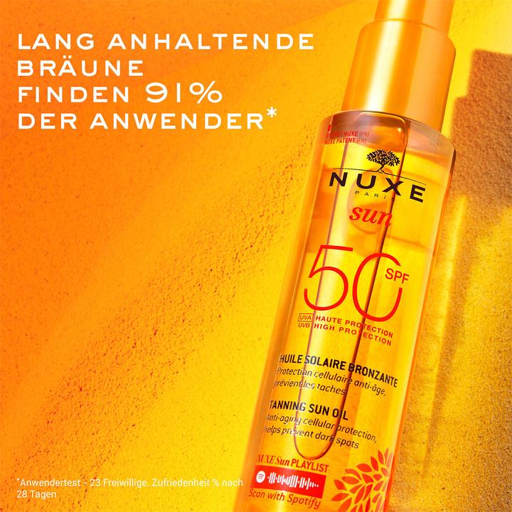 Produktbild Nuxe Sun Face and Body Tanning Oil (Sonnenöl, SPF 50, 570 ml, 289 g)