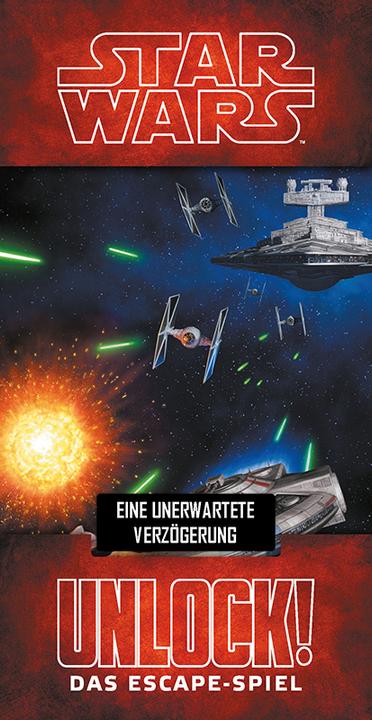 Actual product image Asmodée SCOD0059 - Unlock! Star Wars-Unexpected delay, single scenario (DE edition) (German)