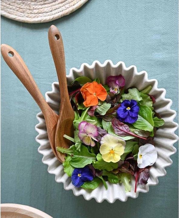 Actual product image Esmée 2-teiliges Salatbesteck aus Akazienholz, 26 x 7 cm (Salad servers)