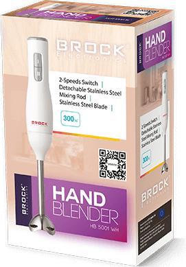 Produktbild Brock Electronics Blenderis Brock HB5001WH