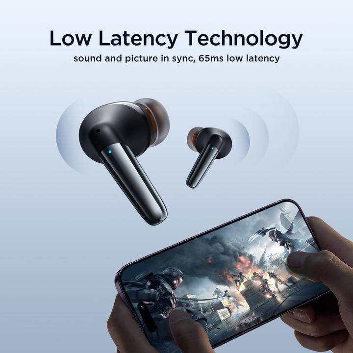 Produktbild Joyroom Jbuds Series JR-BB1 TWS kabellose In-Ear-Kopfhörer – Schwarz (7 h, Kabellos)