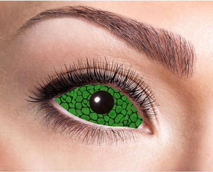 Actual product image Zoelibat Sclera - Snake Eye - Halloween FX (Green)