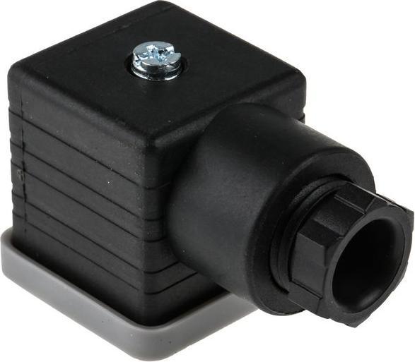 Produktbild Rs Pro Ventilsteckverbinder DIN 43650 A Buchse 3P+E / 250 V ac, PG11 Kabelmontage, Schwarz