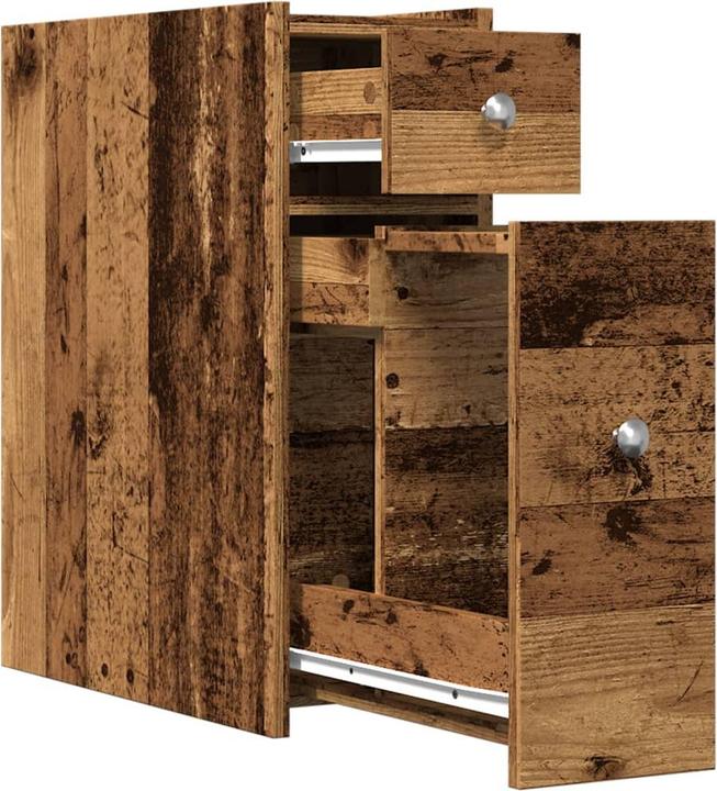 Produktbild VidaXL Badschrank Schmal mit Rollen -Optik